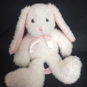 Vtg Russ Berrie Wabbit White Bunny Plush Toy RARE find
